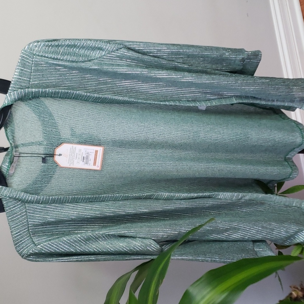 Sparkly green cardigan, brand new